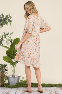 Sophie Spring Dress (Hazelnut)