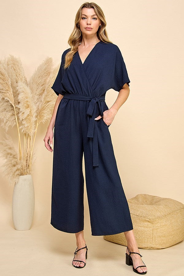 Luna Navy Blue Jumpsuit