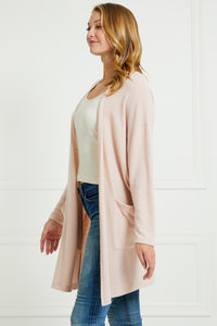 Ophelia Soft Knit Cardigan (Light Pink)