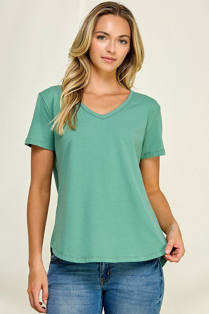 Hudson Short Sleeve Top (Sage)