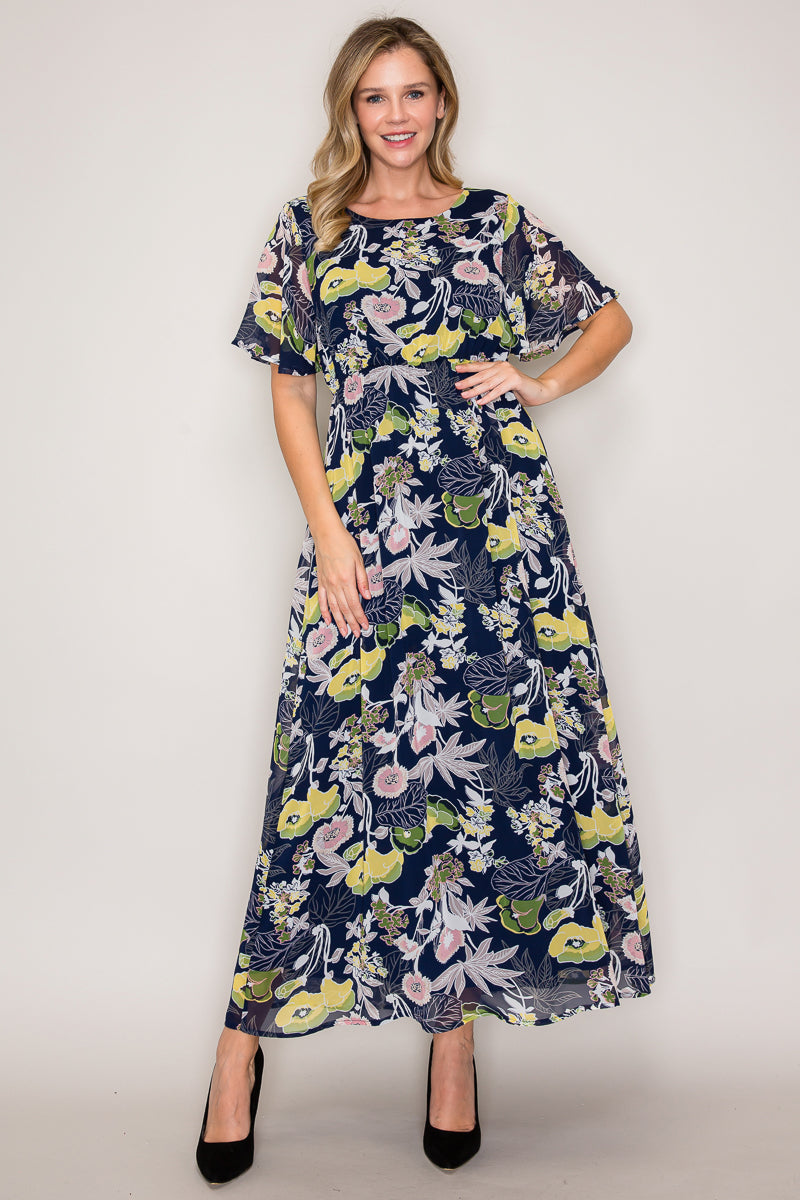 Isla Floral Maxi Dress