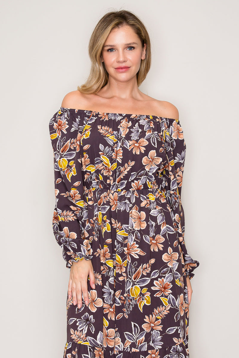 Anita Floral Midi Dress