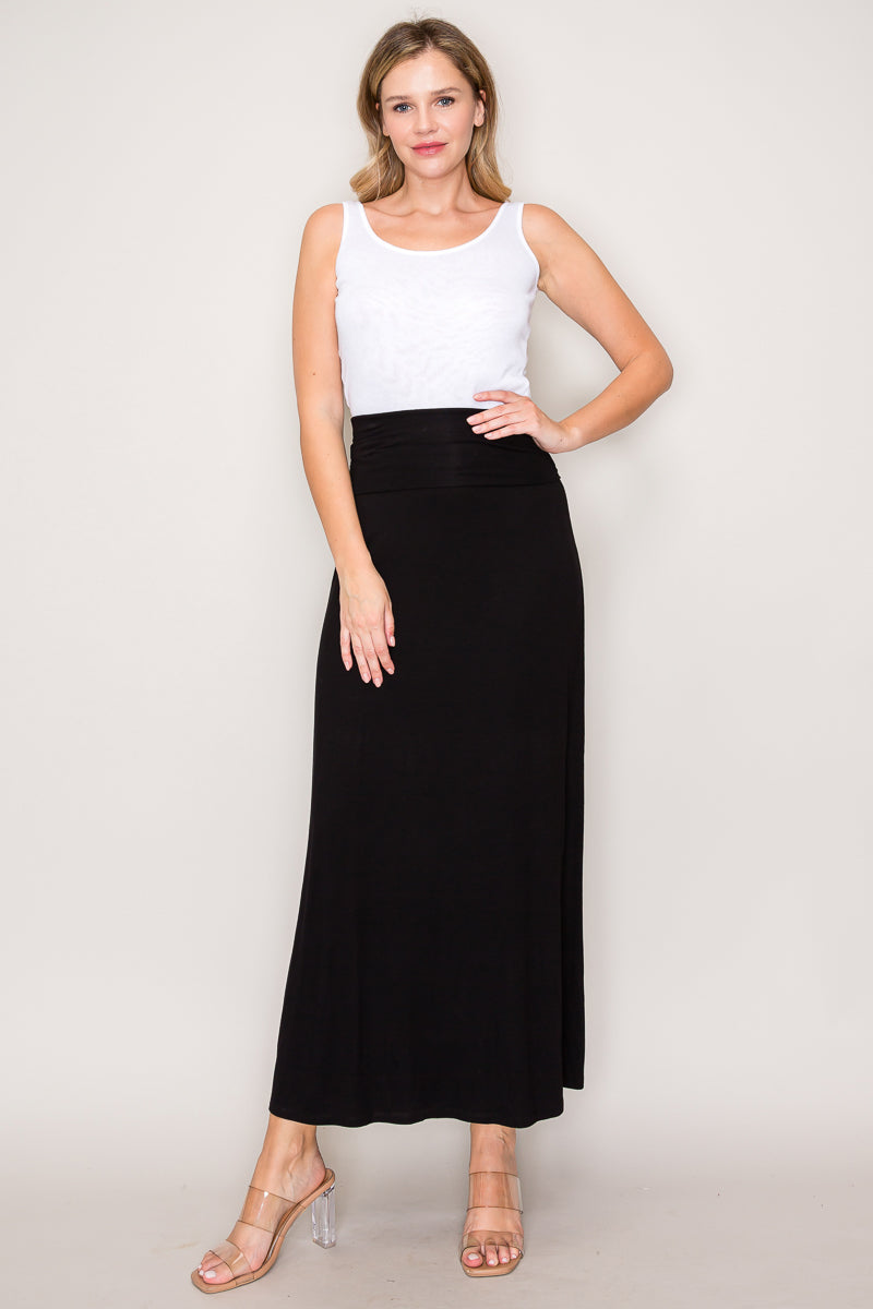 Little Black Maxi Skirt