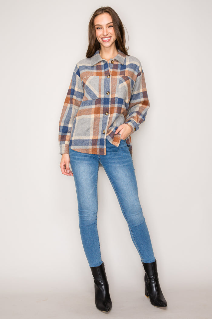 Janette Plaid Jacket