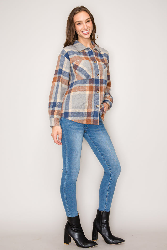 Janette Plaid Jacket