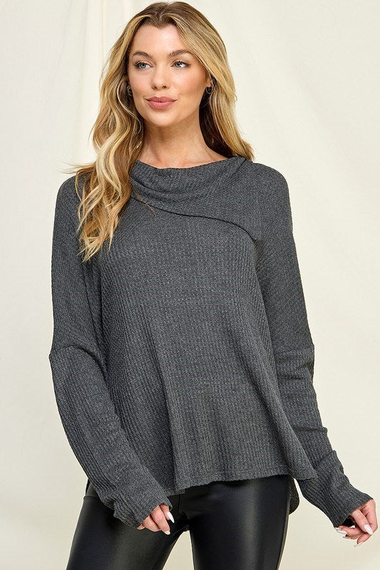 The Cascade Cowl Top